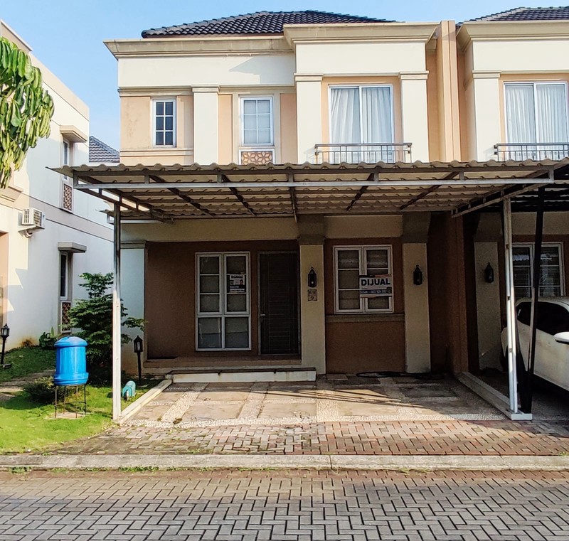 Rumah Hoek Badan, 2 lantai di Alegria Park BSD dekat Santa Ursula BSD