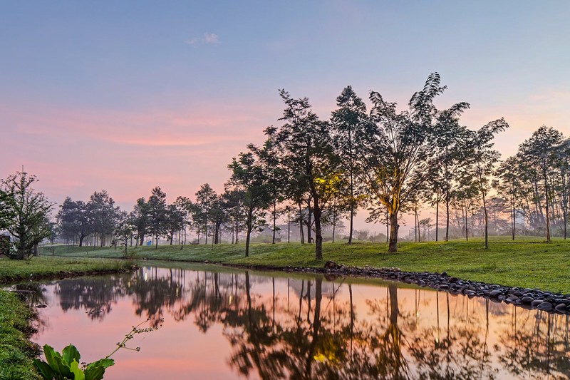 Rumah Mewah Botanic Villa Navapark BSD City view ke Botanic Park