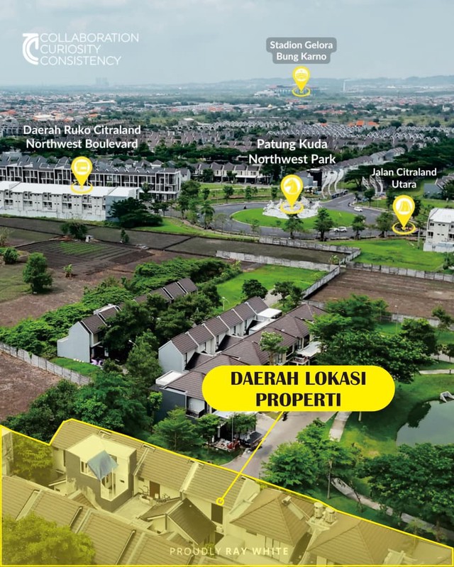 Jual Rumah Murah Citraland Surabaya Barat Rumah Northwest Lake Dekat Tol Tandes, Pasar Modern, Bukit Palma, Pelican Hill, Sport Center, Sekolah Internasional Lokasi Premium Surabaya Barat