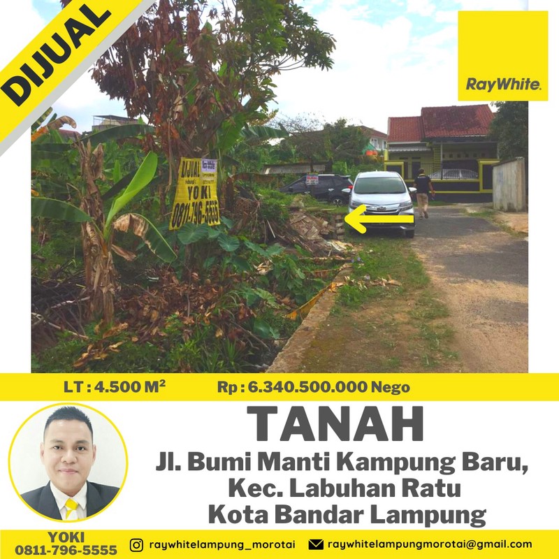 tanah murah kampung baru unila