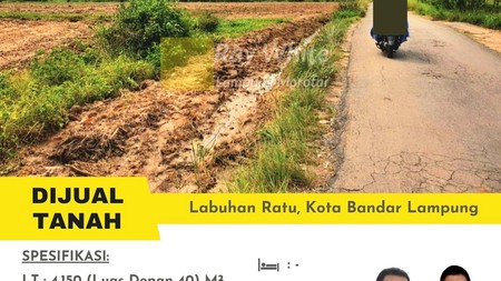 tanah murah labuhan ratu bandar lampung