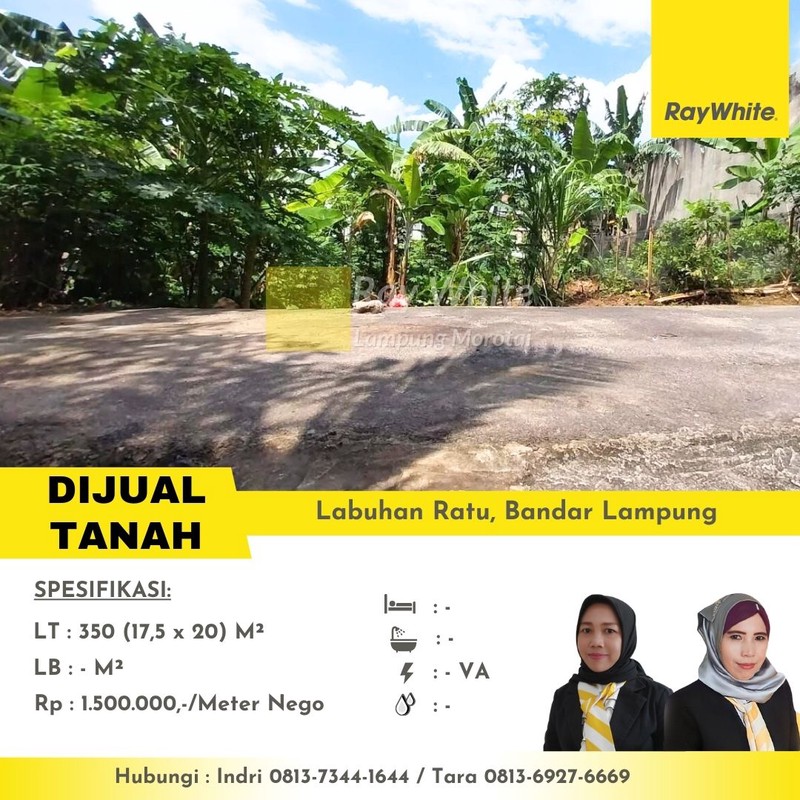 tanah murah labuhan ratu bandar lampung