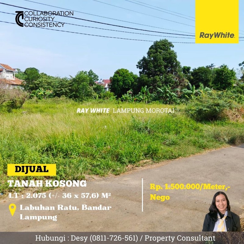 tanah murah labuhan ratu bandar lampung