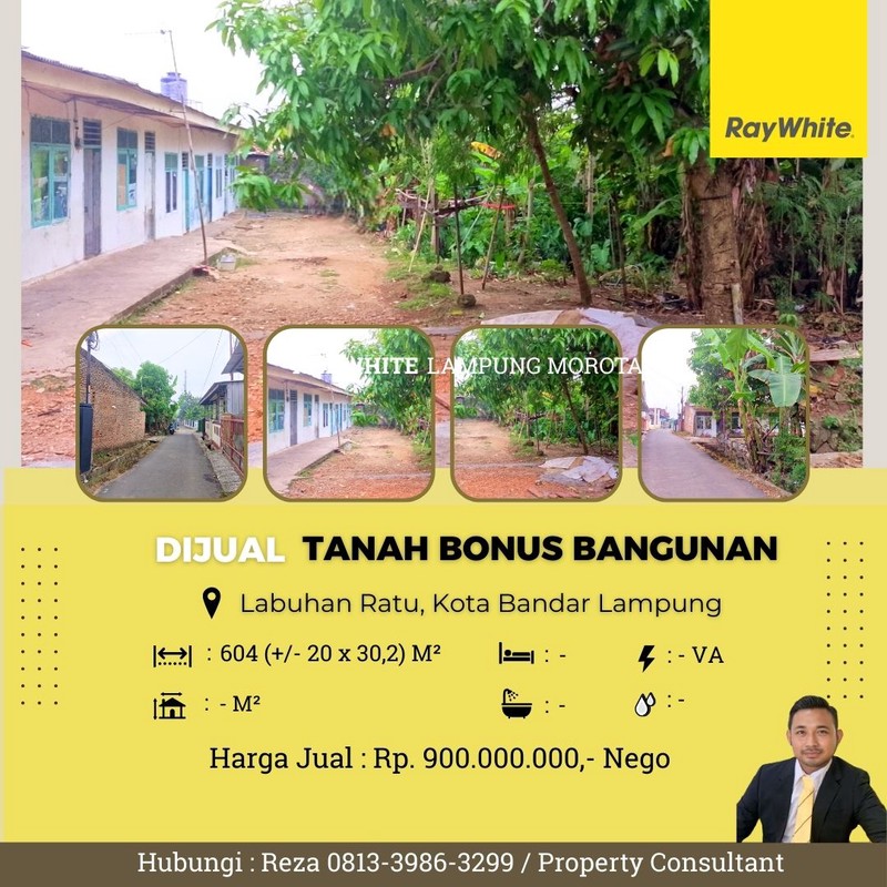 tanah murah labuhan ratu bandar lampung