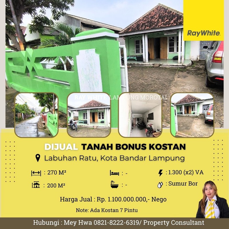tanah murah labuhan ratu bandar lampung