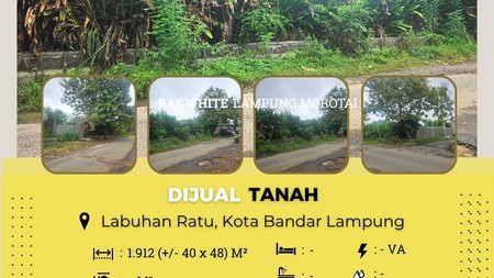 tanah murah labuhan ratu bandar lampung