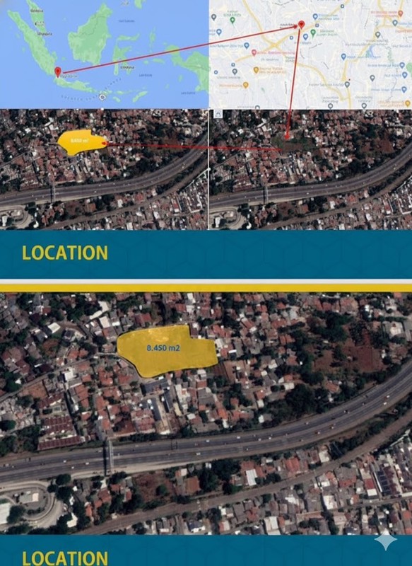 Kavling di Sawah Baru Ciputat Siap Untuk dibangun Cluster