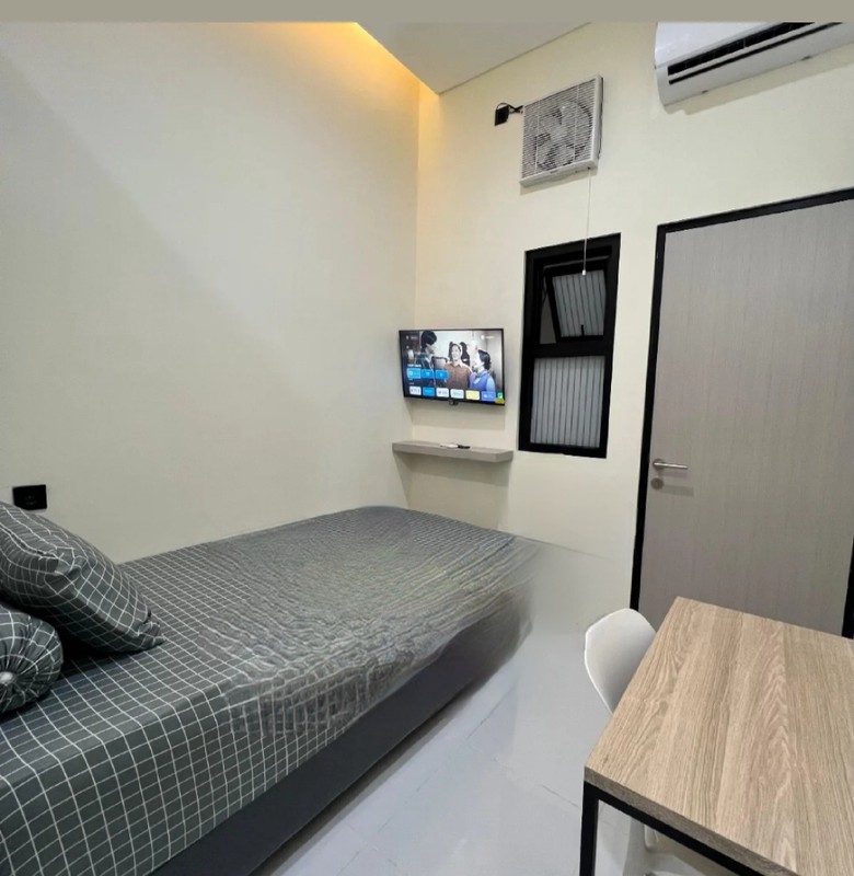 Dijual Rumah Usaha Kos Kost-an Baru Pondok Tjandra Indah - Palem Residence - Wadungasri - Waru Sidoarjo - 23 Kamar Tidur Full Furnished | Elektronik | Ac | Waterheater Dekat Akses Tol, Bandara Juanda