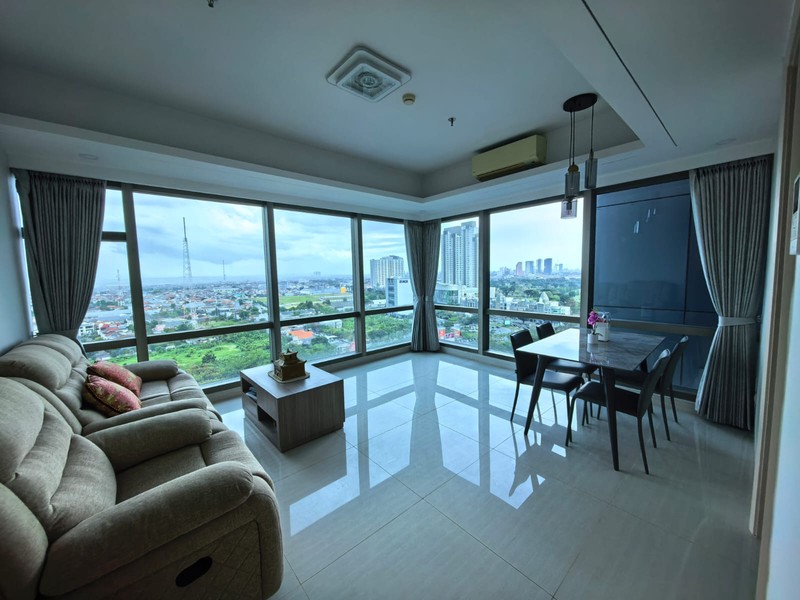 Disewakan Apartemen La Riz Mansion Pakuwon Mall - Tipe 2+1 Bedroom Full Furnished - Lantai 2 - Unit Special Private Lift Akses - Best City View 