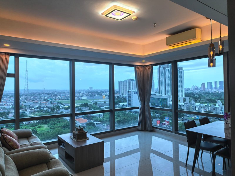 Disewakan Apartemen La Riz Mansion Pakuwon Mall - Tipe 2+1 Bedroom Full Furnished - Lantai 2 - Unit Special Private Lift Akses - Best City View 