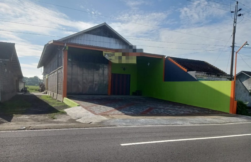 Disewakan Gudang Sangat Strategis Di Jl. Pandowoharjo Sleman - Akses Tronton Dekat Jalan Magelang