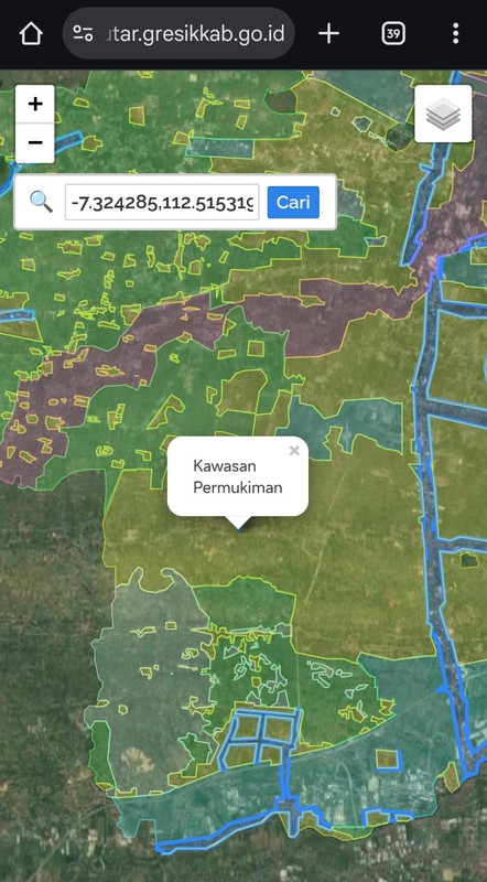 Murah Dijual Tanah  Kavling 3400m Kedamean Gresik Jalan Raya Akses kontainer