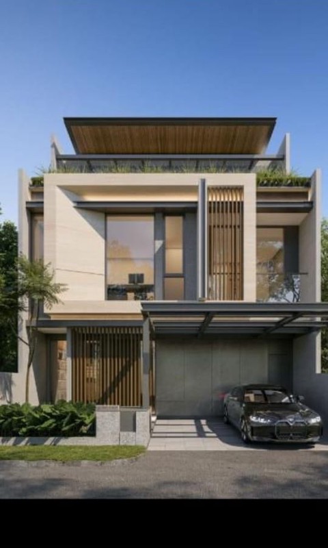 Rumah 2,5 Lantai Roftoop Baru Gress Crystal Golf Citraland 