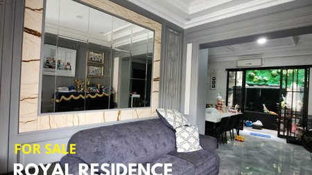 Rumah Full Furnished Modern Minimalis 2 Lantai Royal Residence 
