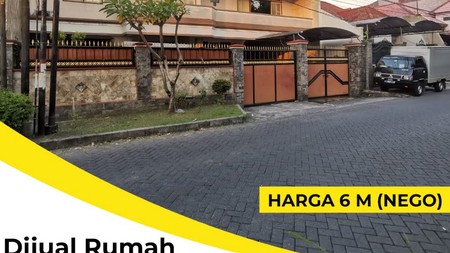 Dijual Rumah Darmo Permai Selatan, Surabaya Barat Lokasi strategis di area usaha; cocok untuk hunian maupun kantor