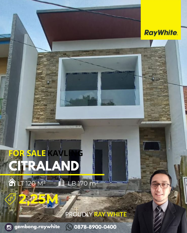 Rumah Baru Gress Siap Huni Bukit Palma Citraland Utara