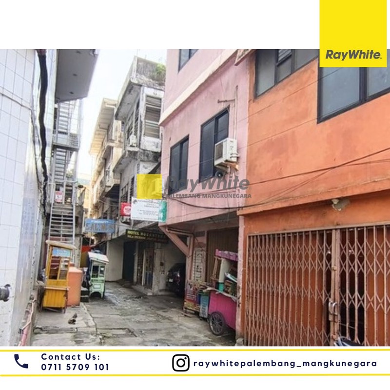 DIJUAL MURAH RUKO 3.5 LANTAI TENGAH KOTA PALEMBANG