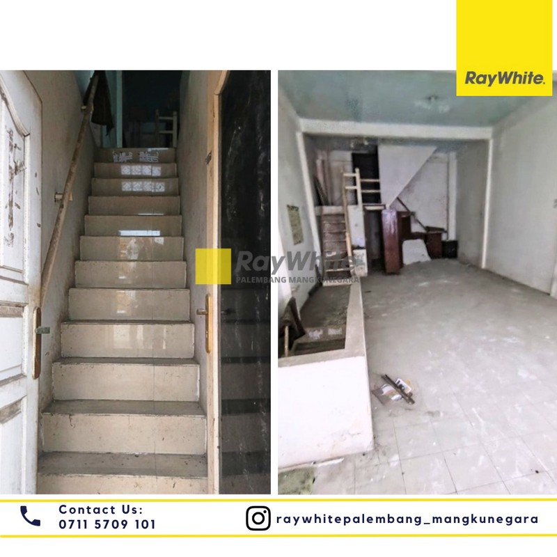 DIJUAL MURAH RUKO 3.5 LANTAI TENGAH KOTA PALEMBANG