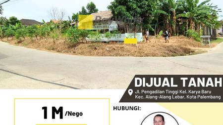 DIJUAL SEBIDANG TANAH COCOK UNTUK BANGUN RUMAH MEWAH