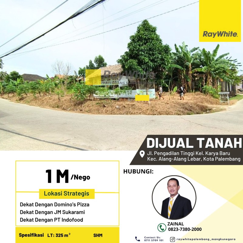 DIJUAL SEBIDANG TANAH COCOK UNTUK BANGUN RUMAH MEWAH