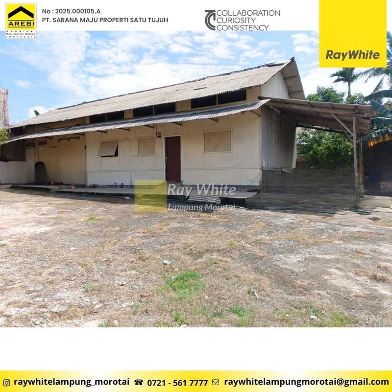 Dijual Tanah dan Bangunan di Tanjung Senang