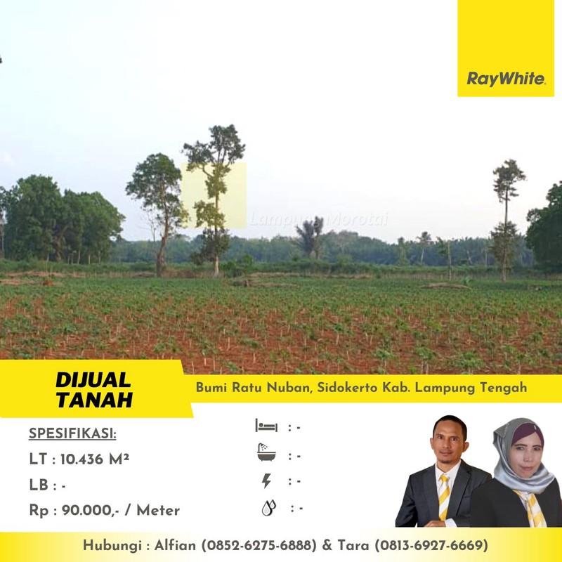 tanah murah bumi ratu nuban