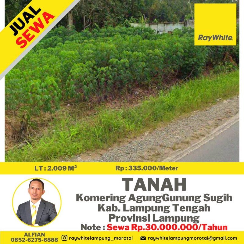 tanah murah gunung sugih