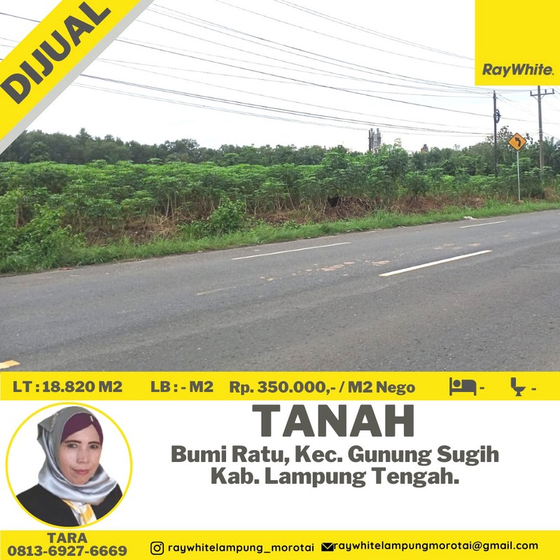 tanah murah bumi ratu gunung sugih