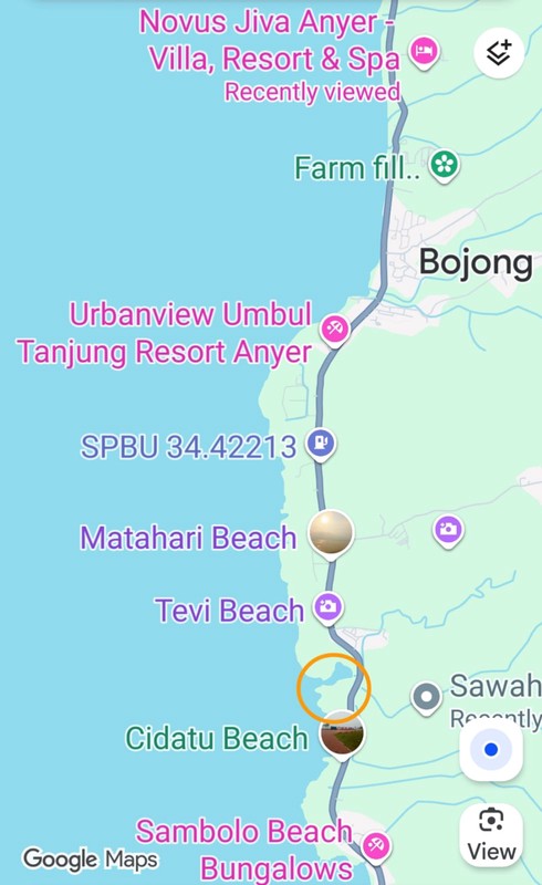 KAVLING / TANAH LUAS TANAH 6260 M2 DI CARITA BANTEN