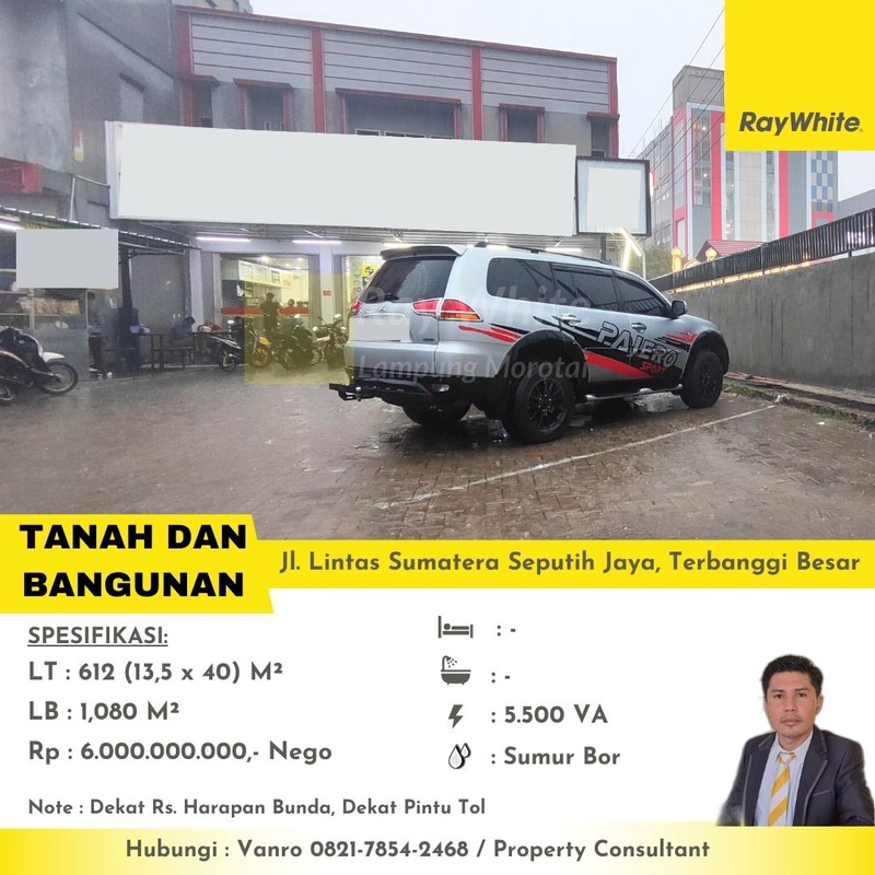 ruko murah jln lintas sumatera terbanggi besar