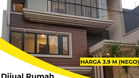 Dijual Rumah Galaxi Bumi Permai Surabaya - Baru, Desain Minimalis Modern