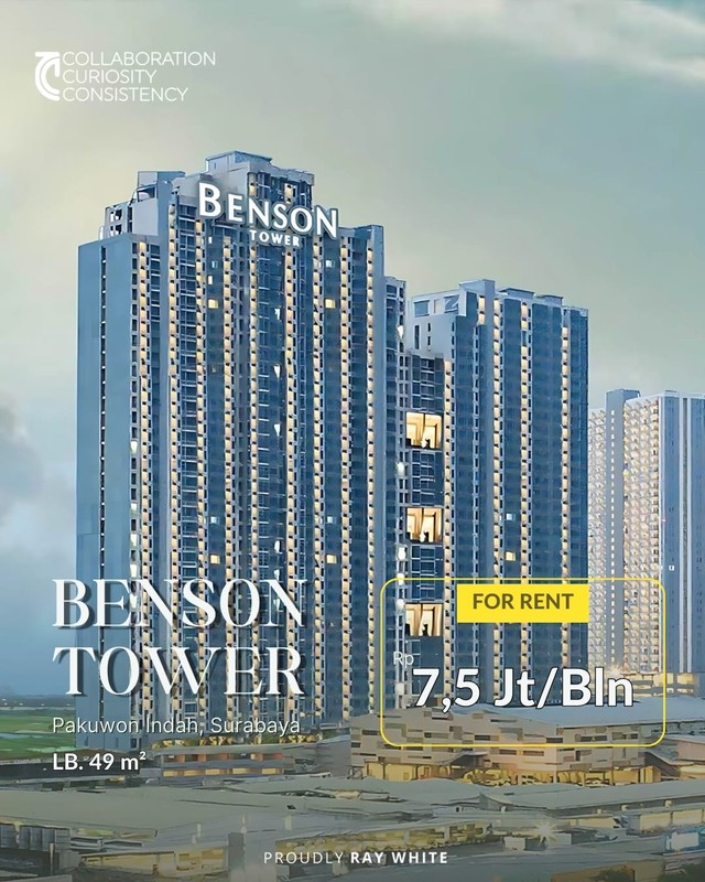 Aparetemn Surabaya Barat Good View 2 BR Pakuwon