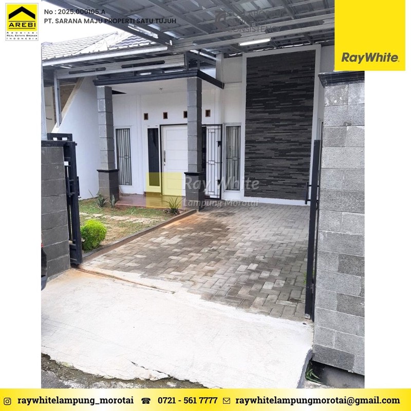 RP.45 JUTA NEGO FULL FURNISHED DISEWAKAN RUMAH DI KEDATON BANDAR LAMPUNG