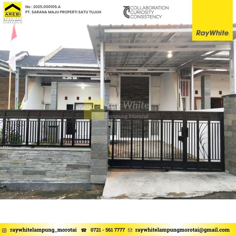 RP.45 JUTA NEGO FULL FURNISHED DISEWAKAN RUMAH DI KEDATON BANDAR LAMPUNG