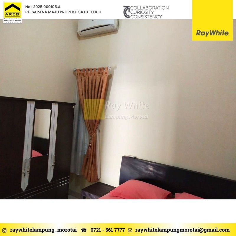RP.45 JUTA NEGO FULL FURNISHED DISEWAKAN RUMAH DI KEDATON BANDAR LAMPUNG