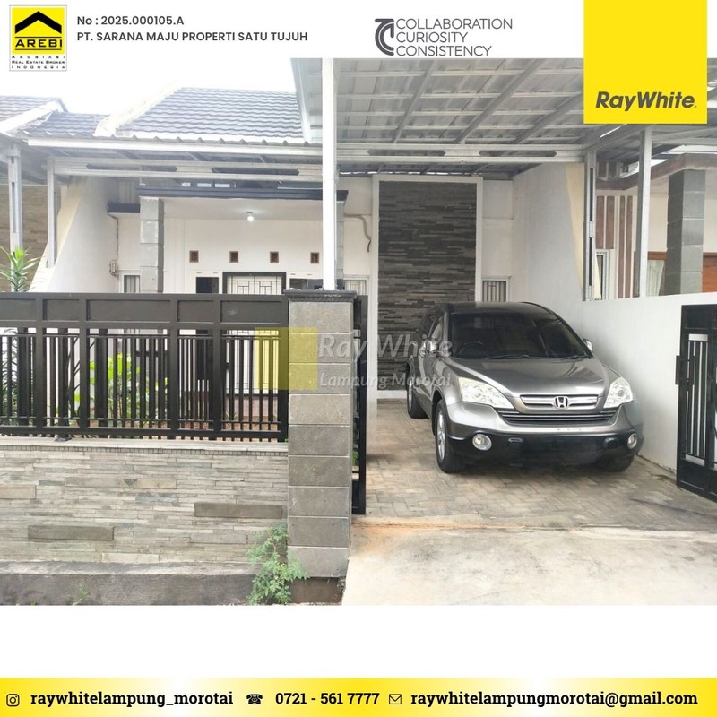 RP.45 JUTA NEGO FULL FURNISHED DISEWAKAN RUMAH DI KEDATON BANDAR LAMPUNG