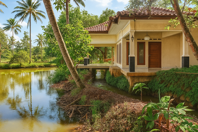 Tanah Seluas 7428 m2 Lokasi Strategis di Sawangan, Depok