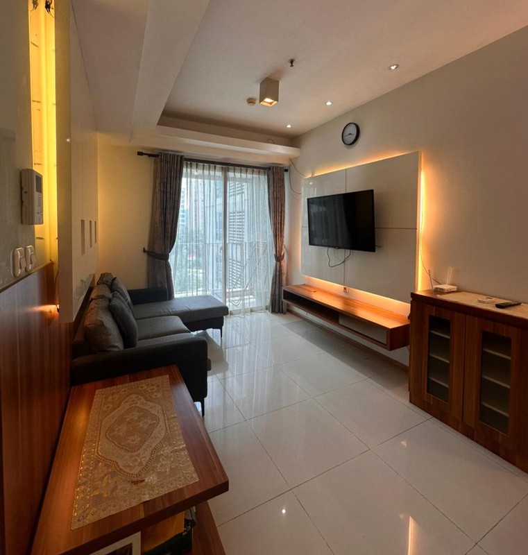 Disewakan Apartemen Casa Grande Residence, Unit dan View Bagus, Full Furnish, Terhubung ke Mall Kota Kasablanka!