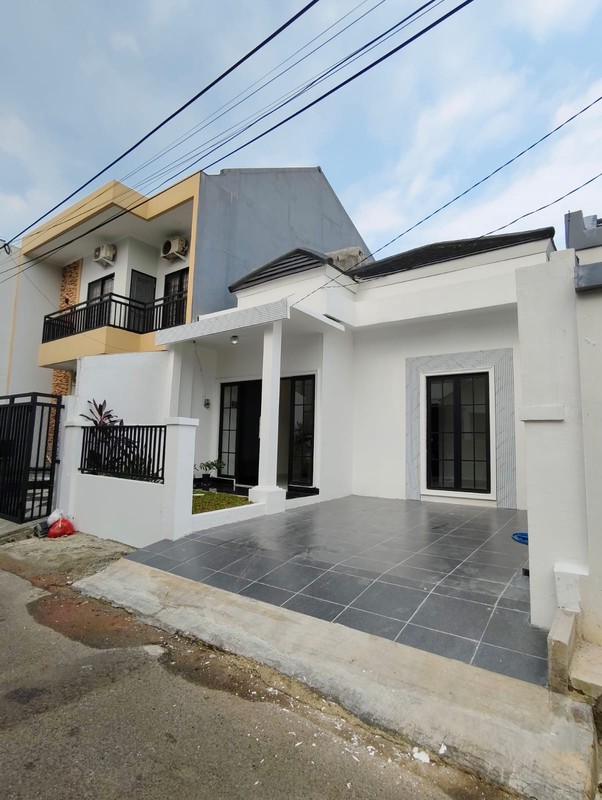 Rumah Brand New baru 1 lantai di Griya Loka, dekat Pasar Modern BSD