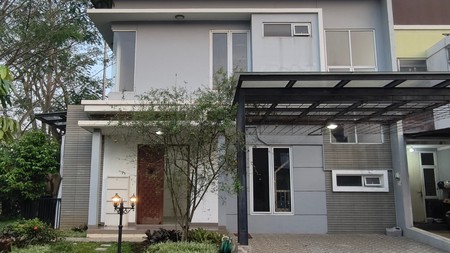 Rumah Hoek Badan di ICON COSMO BSD City, ready untuk cat lovers