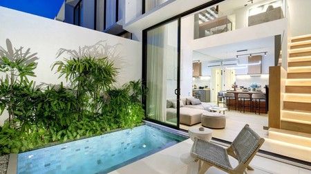 Leasehold - Modern 2-Bed Villa in Canggu Close to Beach - Leasehold 28 Years, Bali