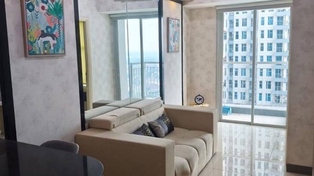 Apartemen Dijual Pakuwon Indah Anderson 2BR Surabaya Full Furnish, Hadap Pool & City View