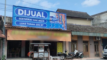 Dijual Tanah Bonus Bangunan Sangat Strategis di Dekat Malioboro