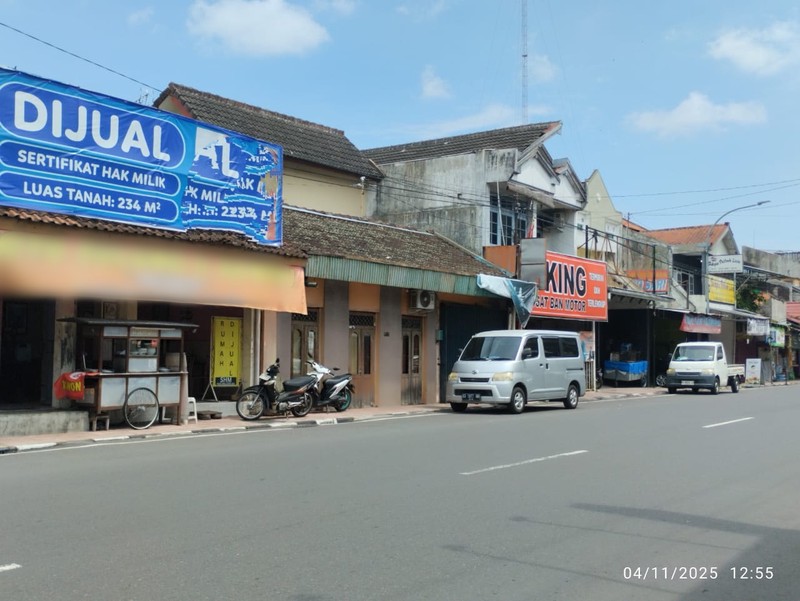 Dijual Tanah Bonus Bangunan Sangat Strategis di Dekat Malioboro