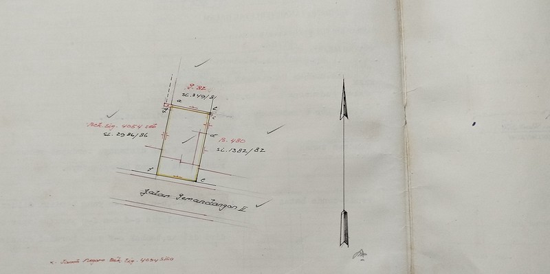 Rumah 1 lantai jalan besar di Pemandangan, Gunung Sahari