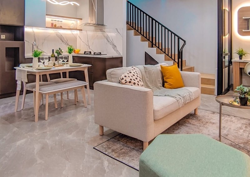 Rumah 3 Lantai The Astelia Bintaro Blok C5 di Jurangmangu - Pondok Aren - Tangerang Selatan