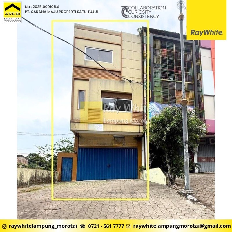 Disewakan Ruko 3 lantai