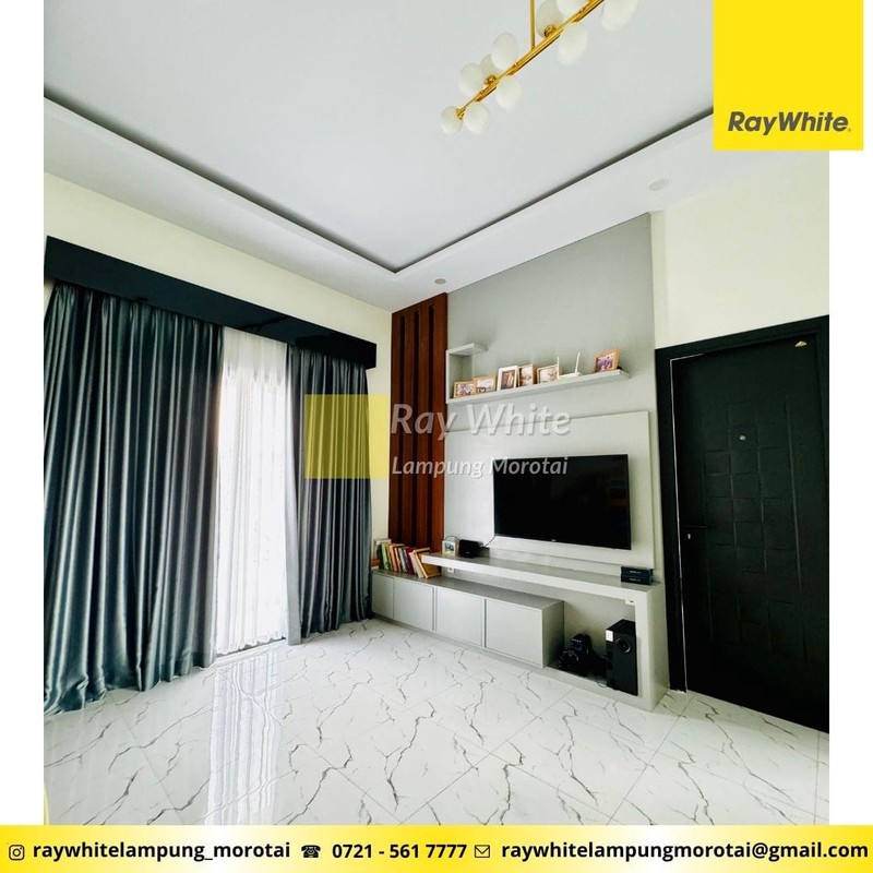 DIJUAL RUMAH BARU BANGUN DAN MEWAH DI JL.RADEN GUNAWAN KOTA BANDAR LAMPUNG