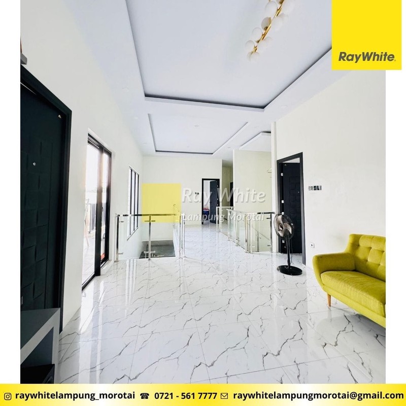 DIJUAL RUMAH BARU BANGUN DAN MEWAH DI JL.RADEN GUNAWAN KOTA BANDAR LAMPUNG