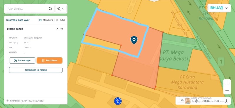 Tanah Siap Pakai di Jalan Alternatif Karawang - Akses Truk Besar, Cocok untuk Bisnis & Industri!